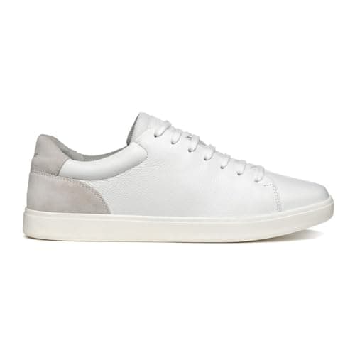 Image of Geox Mens U Avola Sneaker, White, 8 UK