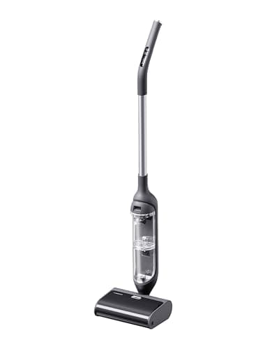 Image of HIZERO F300 Cordless Hard Floor Cleaner, Smart Electric All-in-One Wet Dry Mop with Self-Cleaning, Ultra-Quiet, 60min Runtime, No-Suction Technology for Wood, Tile, Vinyl & More - Black