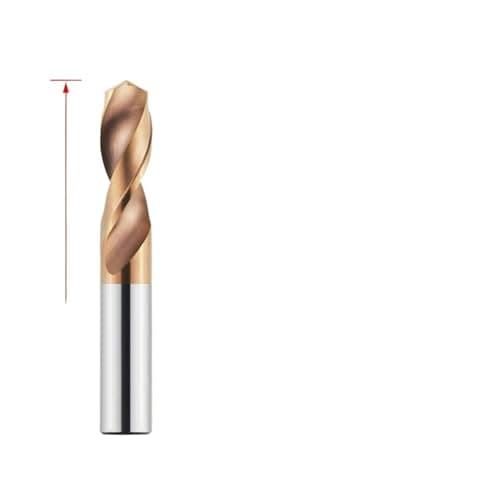 Image of Carbide Drill Bits Hard Metal Drills Tungsten Steel Twist Drill Bit for Metalworking CNC Lathe Drilling Tools 1.0-20.0mm(HRC55,10.2mm)