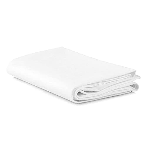 Image of UK Care Direct 100% Cotton Flat Sheets - Hospital Quality Sheet; Cool Touch Moisture Wicking; Single Flat Sheet Hospital Bed Top Sheets - 178cm x 274cm (70" x 109") - Machine Washable
