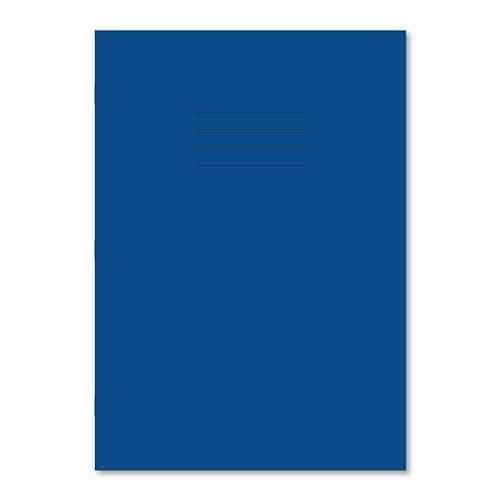 Image of Hamelin A4 8 mm Ruled and Margin 80 Pages Exercise Book - Dark Blue (Pack of 50) 100100891