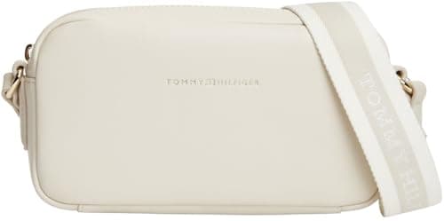 Image of Tommy Hilfiger Women's Th Essential Camera Bag AW0AW18370 Crossover, BEIGE (Soft Cream), One Size