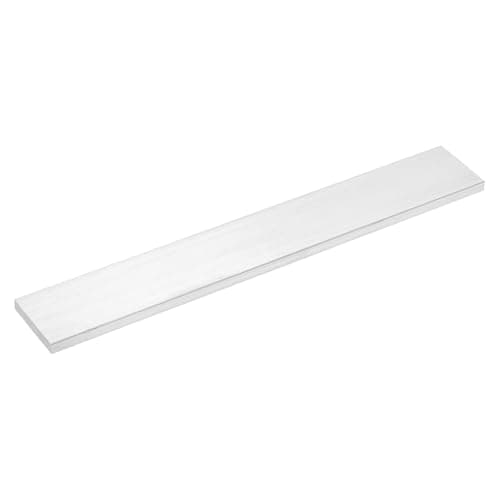 Image of sourcing map Square Aluminum Flat Bar, 5/16" (8mm) Thick x 1-31/32" (50mm) Width x 13" (330.2mm) Long 6063 Aluminum Flat Plate Solid New Mill Stock Silver for Industrial Building