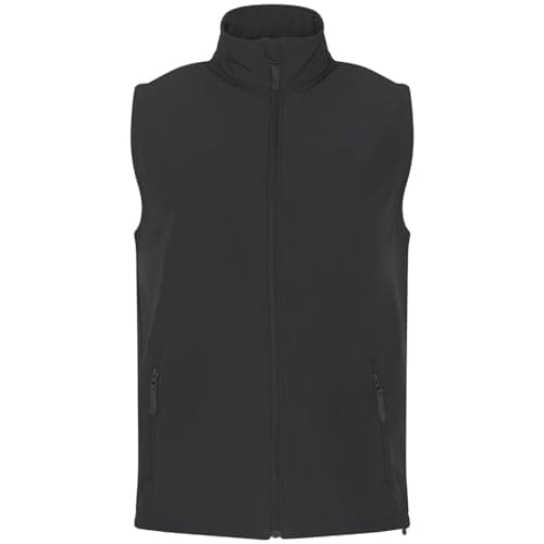Image of PRO RTX Mens Softshell 2 Layer Gilet (L) (Charcoal)