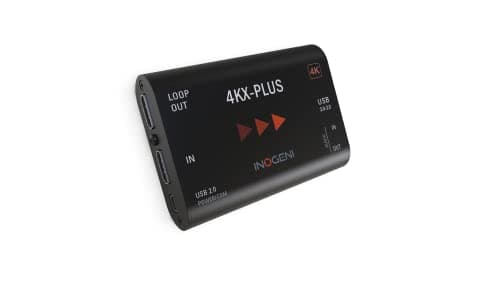 Image of 4KX-Plus by Inogeni, Ultra HD to USB 3.0 with HDMI Loop, Professional Video & Audio Converter, BYOM/BYOB, Plug'n Go, Up to 60 fps, Compatible with Cisco Webex, Made in Canada