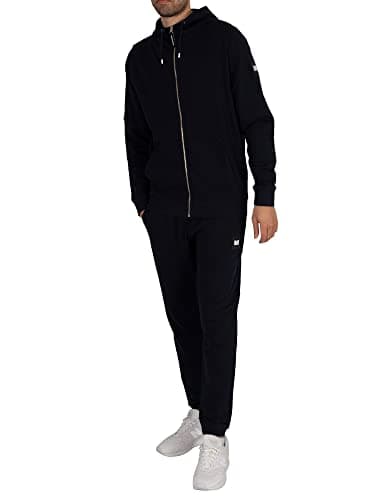 Image of Weekend Offender Men's New York Classic Hood Tracksuit, Blue, M