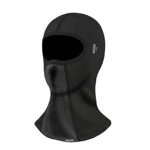 Image of Homaskylynn Windproof Full Face Mask Cover for Outdoor Sports Ice Silk Breathable Shiesty Cooling UV Protective Thin for Men Women(Black,Long with Holes)