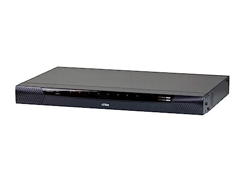 Image of Aten KN1108VA 8-Port Cat 5 KVM over IP Black