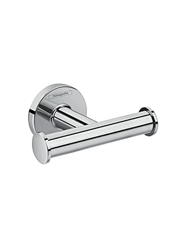 Image of hansgrohe Logis Universal - towel hook double, towel holder, bathroom accessory, chrome, 41725000