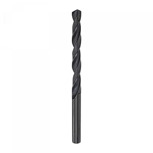 Image of sourcing map 6542 High Speed Steel Straight Shank Twist Jobber Drill Bit, Fully Ground Black Oxide Drill Bits 5.9mm Drill Diameter 90mm Total Length 1 Pcs