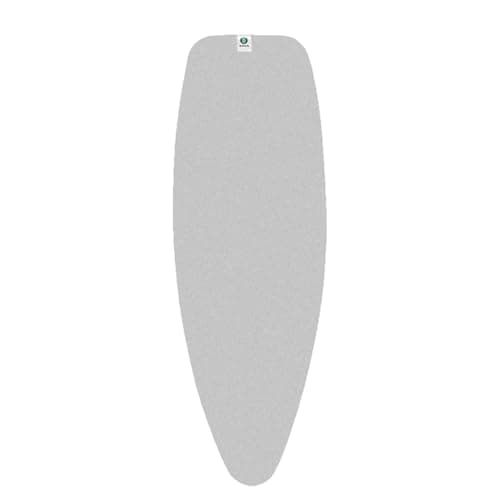 Image of Brabantia 2mm Built-in-Foam Ironing Board Cover (D Board/Metallised) Heat-Resistant, Non-Slip, Cord Fastener