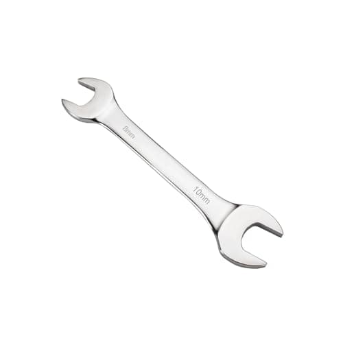 Image of Mandouer Double Open End Wrench, 8mm x 10mm Metric Spanner, Chrome Vanadium Steel Small Spanner for Automotive, Bike Repair and Furniture Assembly (1-Piece)