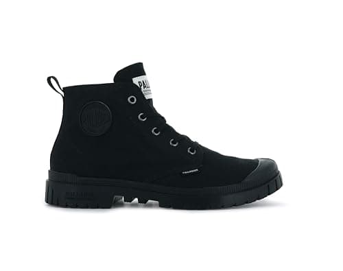 Image of Palladium Pampa SP20 HI CVS, Unisex Adults’ Sneaker, Black/Black, 10 UK