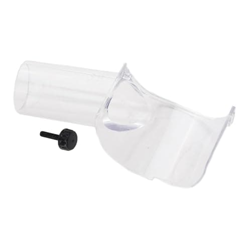 Image of Vibsky Plastic Dust Extraction Nozzle for Makita RT0700C, RT0701C, XTR01 Trim Routers, Vacuum Attachment, Part 195559