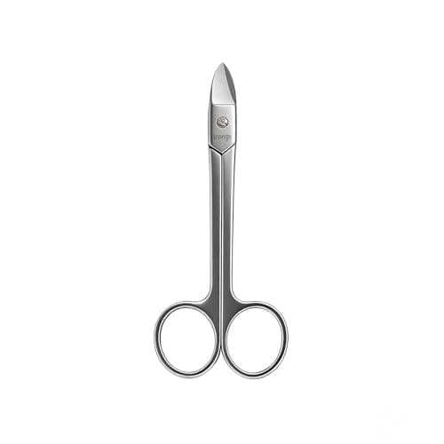 Image of LIVINGO Professional Sharp Toenail Scissors - 4.25" Heavy Duty Small Scissors, Stainless Steel Blade Long Handles, Manicure Pedicure Grooming Tool for Men & Women Thick Nails and Ingrowing Toe Nails