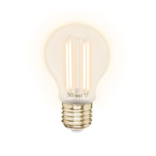 Image of Trust WiFi Smart Home Smart WiFi LED Filament Bulb White ambience E27, Led Light Bulb Compatible with Alexa