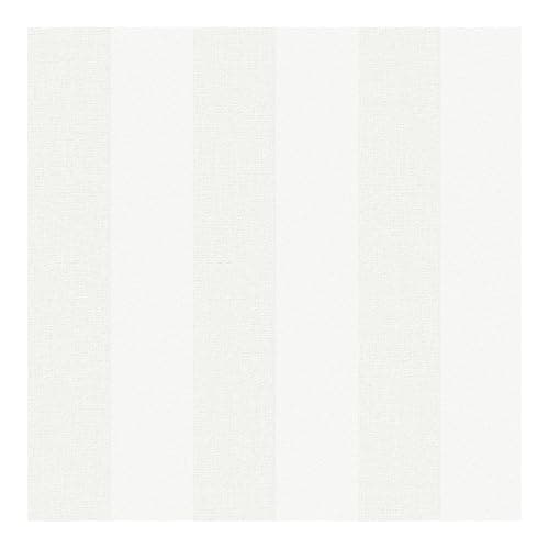 Image of Superfresco Paintable Stripe White Textured Wallpaper | Paste the Paper Application | White Stripe | Paintable