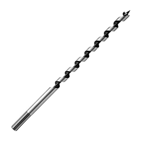 Image of 8mm x 230mm Wood Drill Bits,Hex Shank Auger Drill Bit for Deep Holes,High Grade Steel Metal Drill Bits,Professional for Carpentry and DIY
