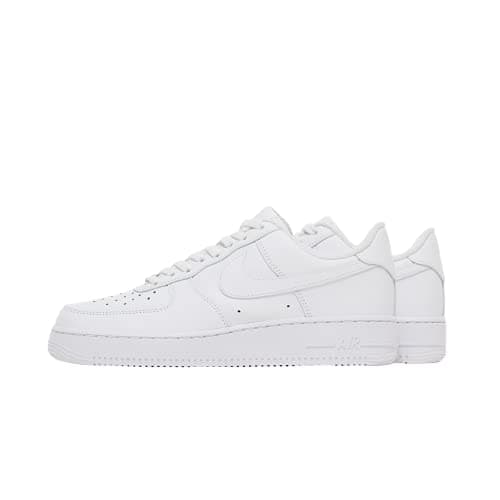 Image of NIKE Men's Air Force 1 '07 Basketball Shoe, White, 6.5 UK
