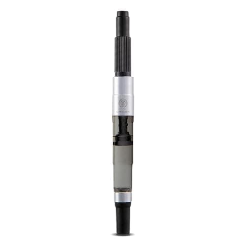 Image of Cross 8751 Push-In Style' Converter for Fountain Pens, Suitable for Cross Classic Century, Townsend and Calais Models - Enables Use of Bottled Ink, 1 Pack, Black/Silver