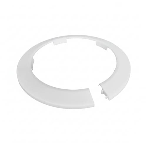 Image of 1 Pck 110mm White Toilet Pipe Collars,Flue Collar,Soil Pipe Cover – Snap Fit Flange for Soil Pipe – Easy Install, Durable Plumbing Fix
