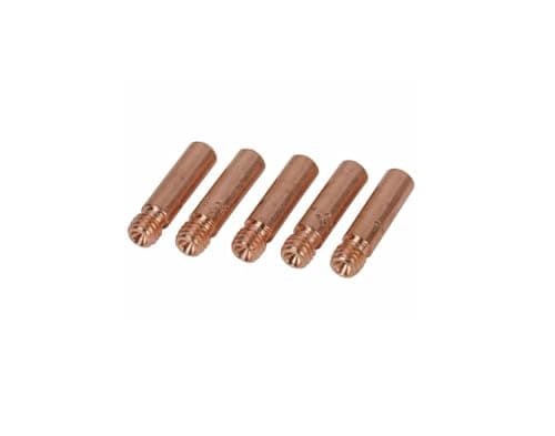 Image of MIG Welding Contact Tips 0.8mm (0.030") 5 Pack – Replacement Copper Tips for MIG & Flux Core Wire, Compatible with Tweco Style Welding Guns