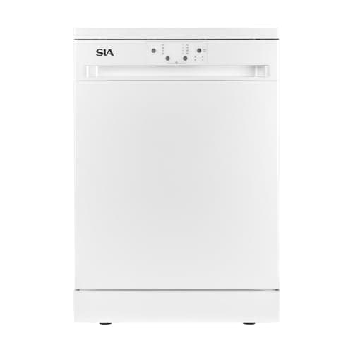 Image of SIA SFSD604W Freestanding Dishwasher, 14 Place Settings, 4 Program Settings, 29 Minute Quick Wash, White
