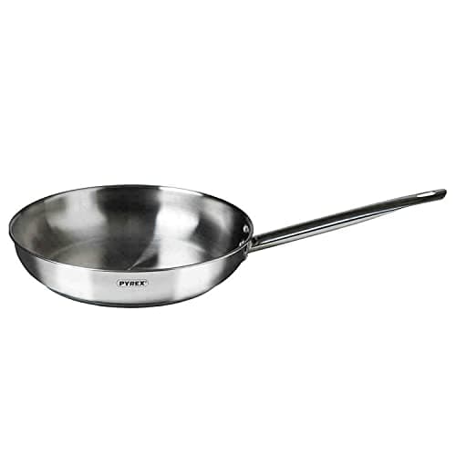 Image of Pyrex Master Stainless Steel Frying Pan 30cm Silver
