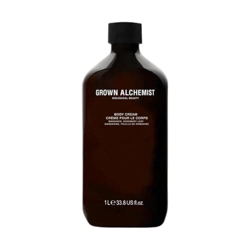 Image of Grown Alchemist Restorative Body Cream - Mandarin, Rosemary Leaf, Bioactive Natural Body Skin Care - Deeply Hydrating Moisturiser, Sooth Dry Skin, Firming, Skin Tightening Cream Body Lotion 1L Refill