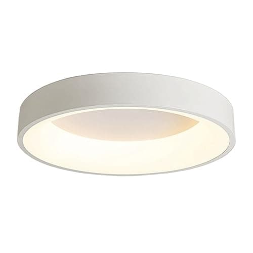 Image of LYMSXAZOU Flush Mount Ceiling Light Fixture,1-Light Fixture Matte Gray Shade, Modern Close to Lamps for Dining Living Room, Bedroom,Hallway 3000K Warm Indoor Decor