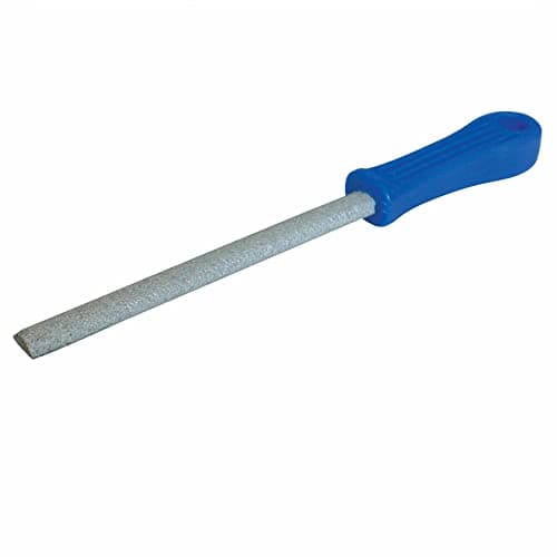 Image of Dapetz ® 150mm Square File Draper Cabinet Half-Round - Ideal for Glass, Tile, Ceramic and Stone, Granite, Marble, Concrete Wood Filing & Shaping Tool with Soft Grip Handle