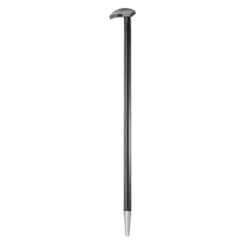 Image of HARFINGTON Rolling Head Pry Bar 20" Length 0.6" Rod Dia Carbon Steel Lady-foot Leverage Bar Heel Line Up Pry Bars for Automotive Mechanics Aligning & Prying