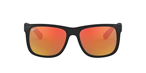 Image of Ray-Ban Unisex Justin Sunglasses, Black (622/6q), 51 mm UK