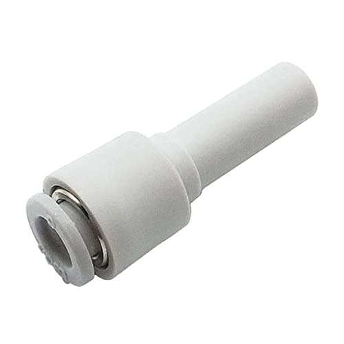 Image of Push-Fit Stem Reducer, 4PCS 8mm to 10mm Stem Reducer Union Connector, Passing End Plug Connection for Various Gas Sources, Various Pneumatic Systems