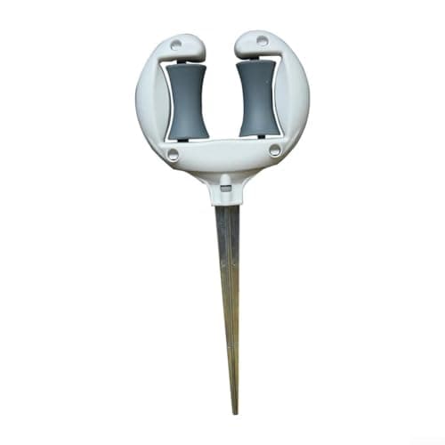 Image of Shophubio Garden Hose Guide Holder Stake (27cm) with Rotating Pulley – Heavy-Duty Support Tool for Flower Bed & Lawn Protection