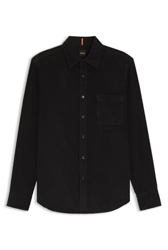 Image of BOSS Men's Relegant_6_m Shirt (Pack of 1), Black, XL