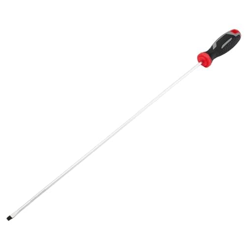 Image of Draper Slotted Soft Grip Screwdriver, SL5.5 x 450mm - 13395 - Magnetic Tip, CRV Blade