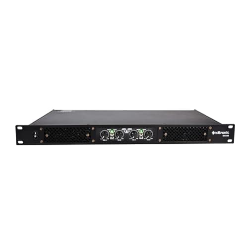 Image of Citronic | 4 Channel Power Amplifier For Permanent or Mobile Installations 1U Rack Mountable Quad Amplifier | 4 x 350W Full Audio and Power Protection with Peak Limiter