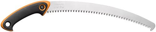 Image of Fiskars Professional Pruning Saw SW-330, Pulling cut, Storage and transport case included, Coarse teeth, Curved steel saw blade, Black/Orange, 1020199