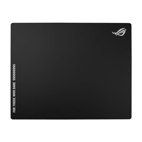 Image of ASUS ROG Moonstone Ace L/black/Gaming Mouse Pad/Tempered Glass/Scratch Resistant/Quiet Design / 19.7 x 15.7 inches (500 x 400 mm) / Domestic Genuine Product