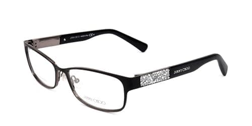 Image of Jimmy Choo JC124 KI8 MATTE BLACK DARK RUTHENIUM BLACK 54/15/135 WOMAN Eyewear Frame
