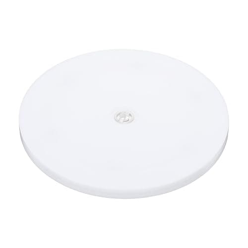 Image of PATIKIL 7 Inch Heavy Rotating Swivel Stand, 360˚ Rotation Lazy Susan Turntable with Steel Ball Bearings for Model Base Rotating Plants TV Computers Monitors, White