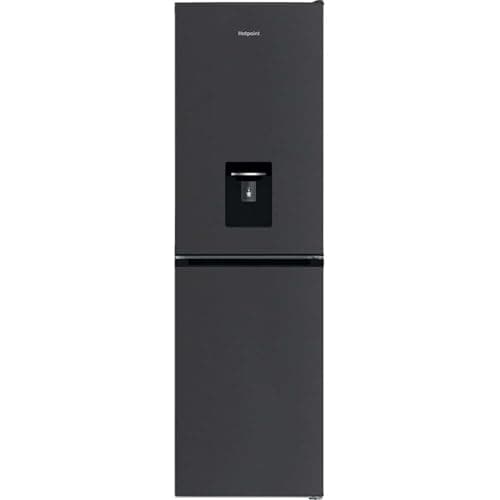 Image of Hotpoint HPKH 1261W XBR4UK 50/50 No Frost Fridge Freezer with Water Dispenser - Dark Silver