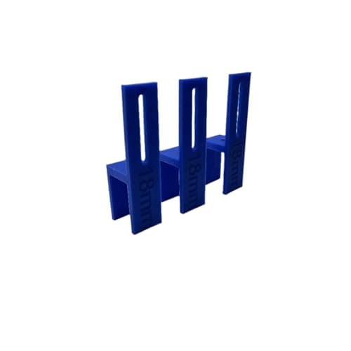 Image of U Scribe tool - Set of 3 - The Perfect Jig Tool for Any Kitchen, Bathroom or Bedroom (Blue, 16mm)