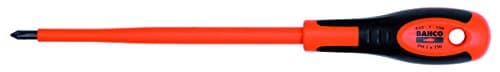 Image of Bahco 625-1-150 Insulated Ph-1 Phillips Screwdriver, Black/Orange, 247 mm