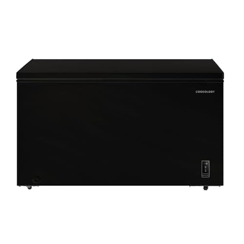 Image of Cookology CCFZ420BK Freestanding Chest Freezer 418L Capacity for Garages, Outbuilding and Sheds, Featuring Basket, Refrigeration Mode, Temperature Control and 4 Star Freezing Rating - In Black