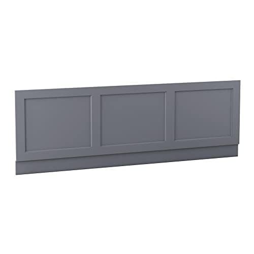 Image of Aquariss 1700mm Traditional Bath Front Side Panel Matte Grey MDF Adjustable Height