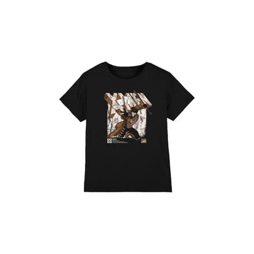 Image of X-Men Boys Gambit Info Unisex Kids T-Shirt, Black, 3-4 Years UK