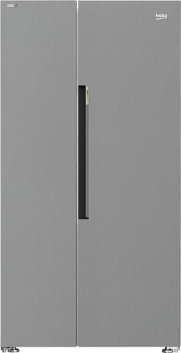 Image of Beko HarvestFresh™ ASP342NDVPX American Fridge Freezer - Stainless Steel - E Rated