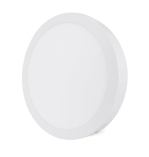 Image of G.W.S® 24W Round Circle LED Surface Mounted Panel Downlight Ceiling Light Day White (6000K), LED Driver Included